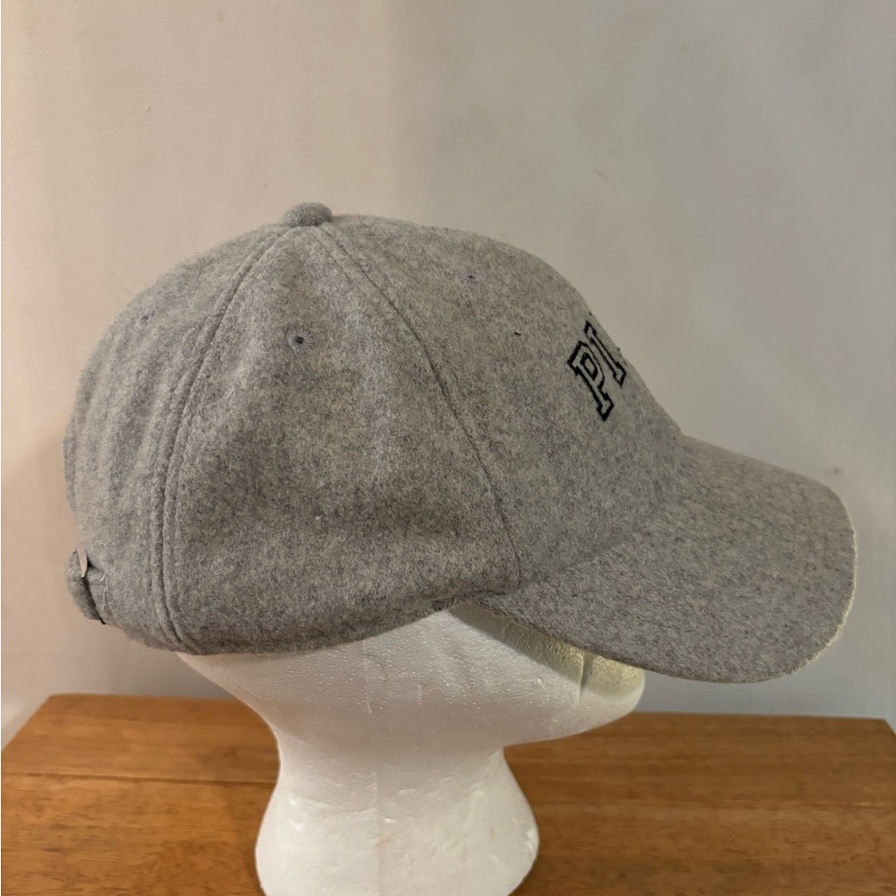 VICTORIA SECRET PINK WOMENS GRAY WOOL BASEBALL CAP HAT ONE SIZE - Picture 7 of 8